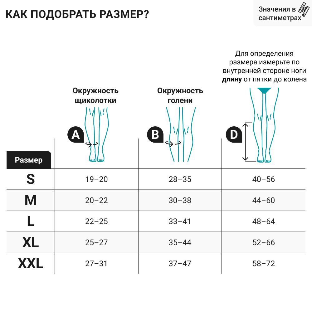 Компрессионные гольфы 2С105 VENOTEKS,  2 класс купить в OrtoMir24
